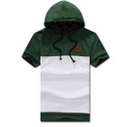 MR.PARK - Short-Sleeve Hooded Panel Top