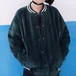 Tulander - 丝绒棒球夹克 Tulander - 丝绒棒球夹克