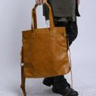 REENO - Faux-Leather Tote with Strap