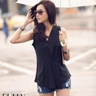 PUFFY - Sleeveless Chiffon Mini Dress