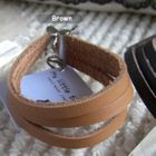 MyLittleThing - Modern Brown Leather Bracelet