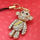 Miss Girl - Rhinestone Monkey Mobile Strap