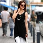 SOHO Central - Asymmetrical-Hem Tank Top