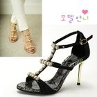 MODELSIS - T-Strap High Heel Sandals