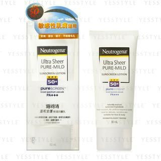 Ultra Sheer Pure-Mild Sunblock Lotion SPF 50+ Ultra Sheer Pure-Mild Sunblock Lotion SPF 50+