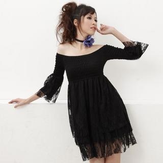 Off Shoulder Smocking Dress Off Shoulder Smocking Dress
