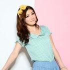 Tokyo Fashion - Puff-Sleeve Polka-Dot Top