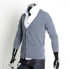 CUBICO - V-Neck Knit Cardigan