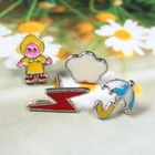 Angelove - Set of 4: Lovely Doll with Umbrella Earrings