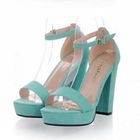 Grace Candy - Ankle Strap Chunky Heel Pumps