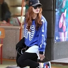 REDOPIN - Raglan-Sleeve Print Sweatshirt