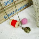 MyLittleThing - Copper Sewing Lady Necklace