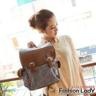 Fashion Lady - Convertible Denim Backpack
