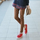 CLICK - Zip-Front Skinny Pants