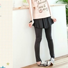 Tokyo Fashion - Inset Leggings Shirred Miniskirt