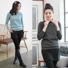 Celli Girl - Contrast Collar Long-Sleeve Top