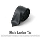 Groove9 - Faux-Leather Neck Tie