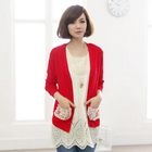 A-SO-BI - Crocheted Pocket Cardigan