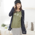 eFashion - Dual-Pocket Hooded Cardigan