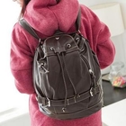 Fashion Lady - Drawstring Belted Backpack