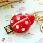 Miss Girl - Rhinestone Ladybird USB Stick