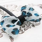 Fit-to-Kill -  Leopard Little Bow Hairpin -Blue