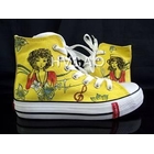 HVBAO - 'Women, Flowers and Music' High-Top Sneakers