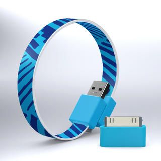 Mohzy Loop USB to Micro-USB Cable (Ocean Bar) (With Adapter)