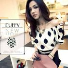 PUFFY - Polka Dot  Off-Shoulder Top