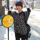 pinkdiamond - Star Printed Off-Shoulder Minidress