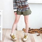 Tokyo Fashion - Lace-Trim Elastic-Waist Culottes 