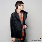 LUVMAISON - Funnel-Neck Double-Breasted Blazer