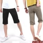 SEOBEAN - Cotton Blend Bermuda Shorts