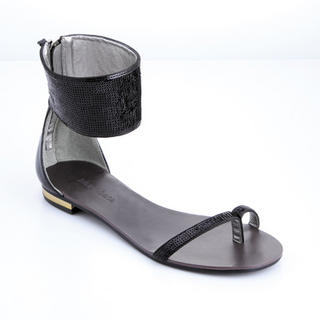 Sequined Cuff Sandals