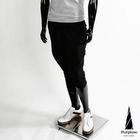 Purplow - Drawstring Waist Low-Crotch Pants