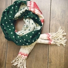 Melissa - Nordic Pattern Fringed Scarf