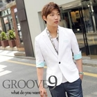 Groove9 - 3/4-Sleeve Linen Jacket