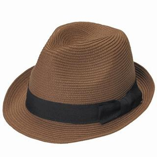 Bow-Accent Woven Fedora Bow-Accent Woven Fedora