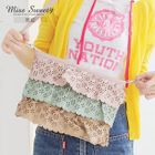 Miss Sweety - Color-Block Perforated Shoulder Bag