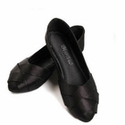Smoothie - Cross-Strap Satin Flats