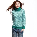 O.SA - Turtleneck Long-Sleeve Patterned Top