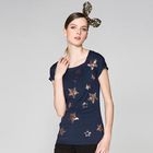 O.SA - Short-Sleeve Sequined-Star T-Shirt
