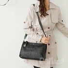 PG Beauty - Faux Leather Zip Cross Bag