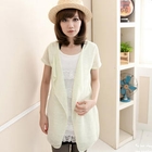 CatWorld - Inset Tank Top Cardigan