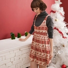 CatWorld - Nordic-Print Jumper Dress