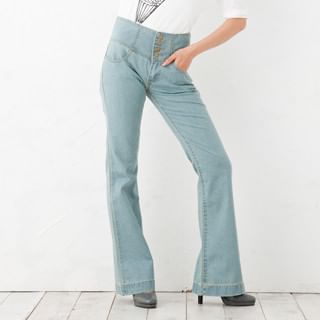 High-Waist Boot-Cut Jeans High-Waist Boot-Cut Jeans