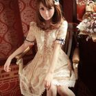 Little Paw - Ruffle-Trim Floral Chiffon Dress