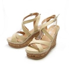 Moscova - Cross-Strap Platform Wedges