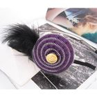 Fit-to-Kill - Luxurious Zipper  With Feathers Hair Hook -Purple