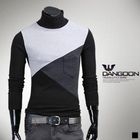 DANGOON - Color-Block Turtleneck Top